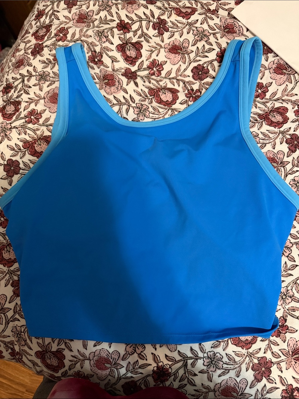 JOYLAB Bright Blue Athletic Crop Tank